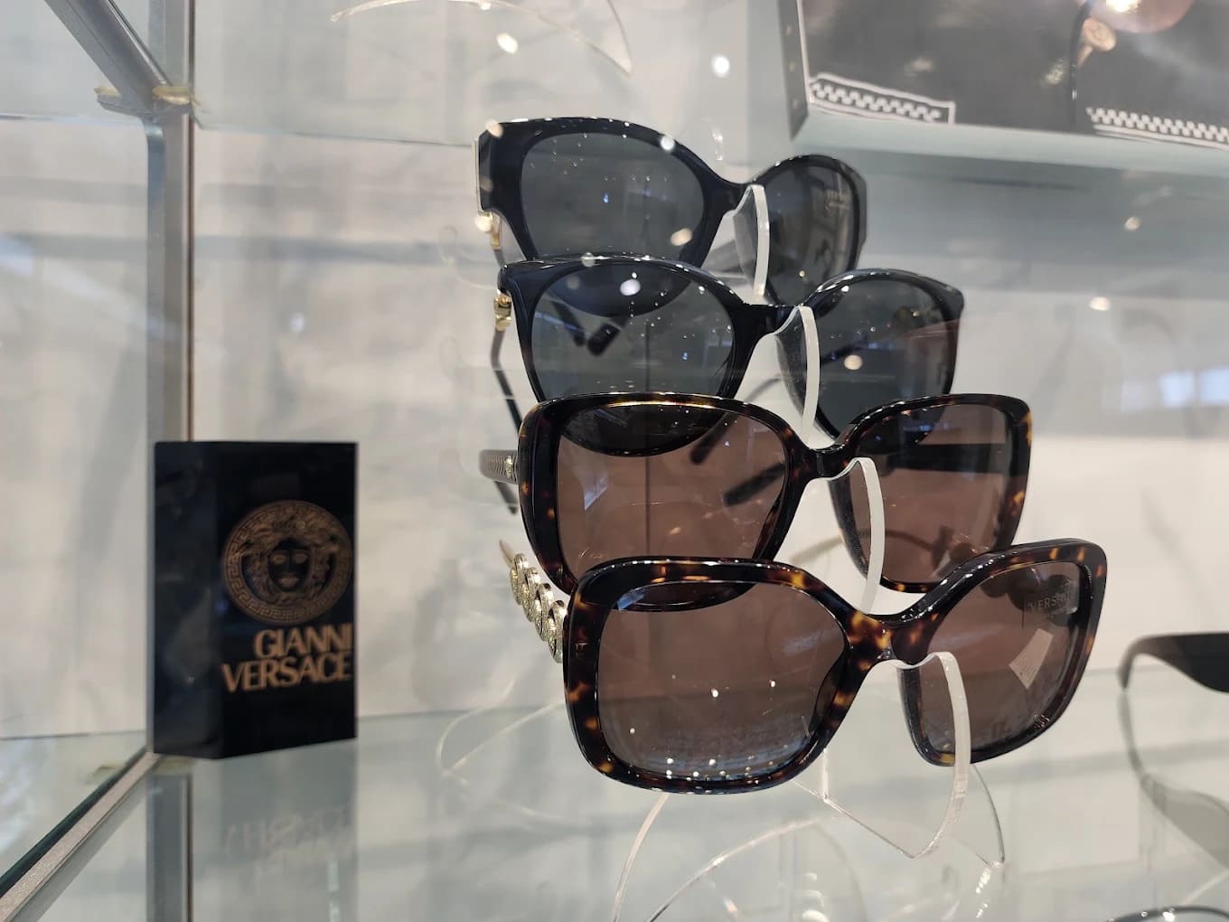 Versace eyewear at Optical Zone Westminster