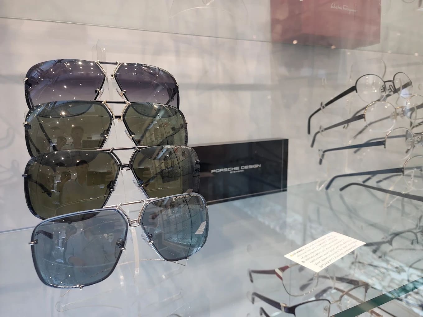 Porsche Design eyewear at Optical Zone Westminster