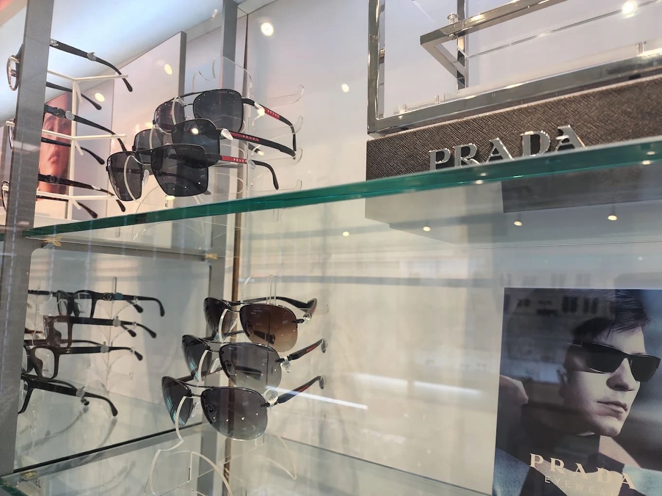 Prada eyewear at Optical Zone Westminster