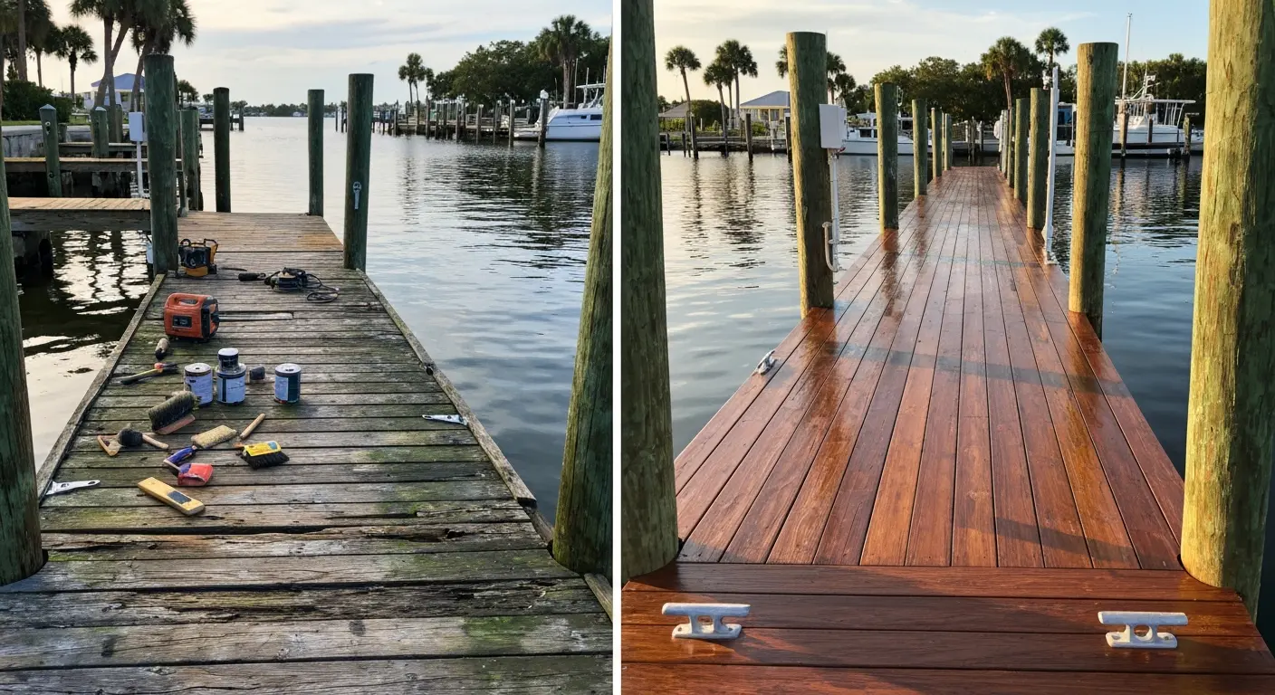Dock restoration project
