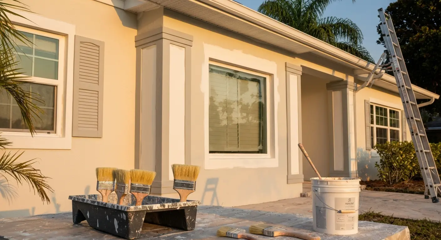 Residential exterior painting