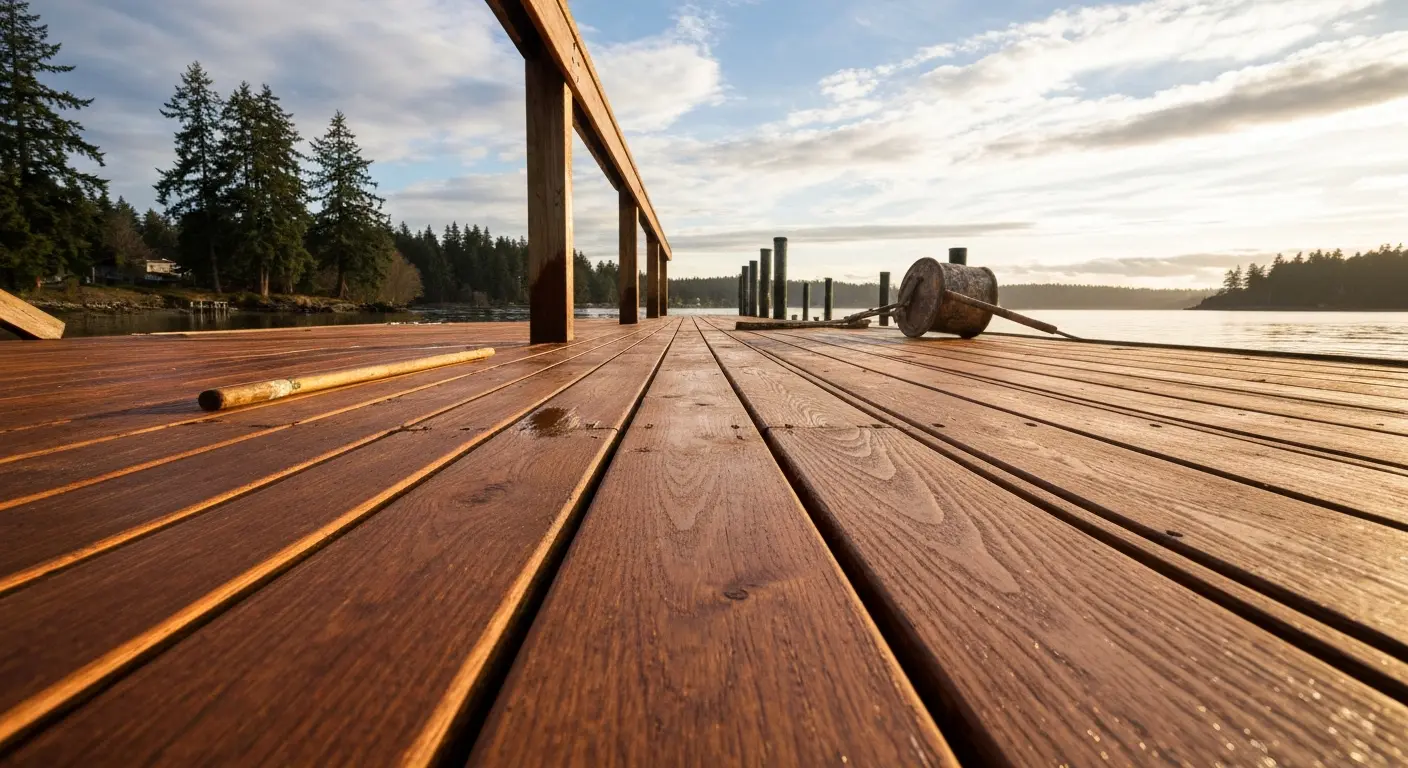 Deck and dock staining service