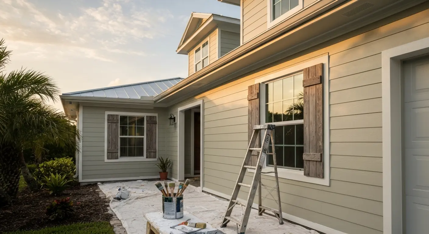 Exterior painting project