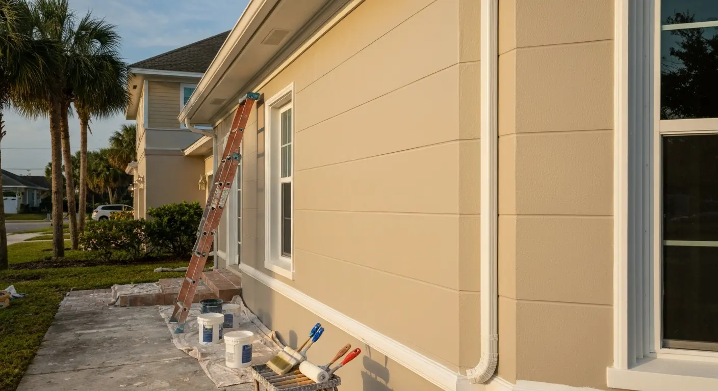 Exterior painting project