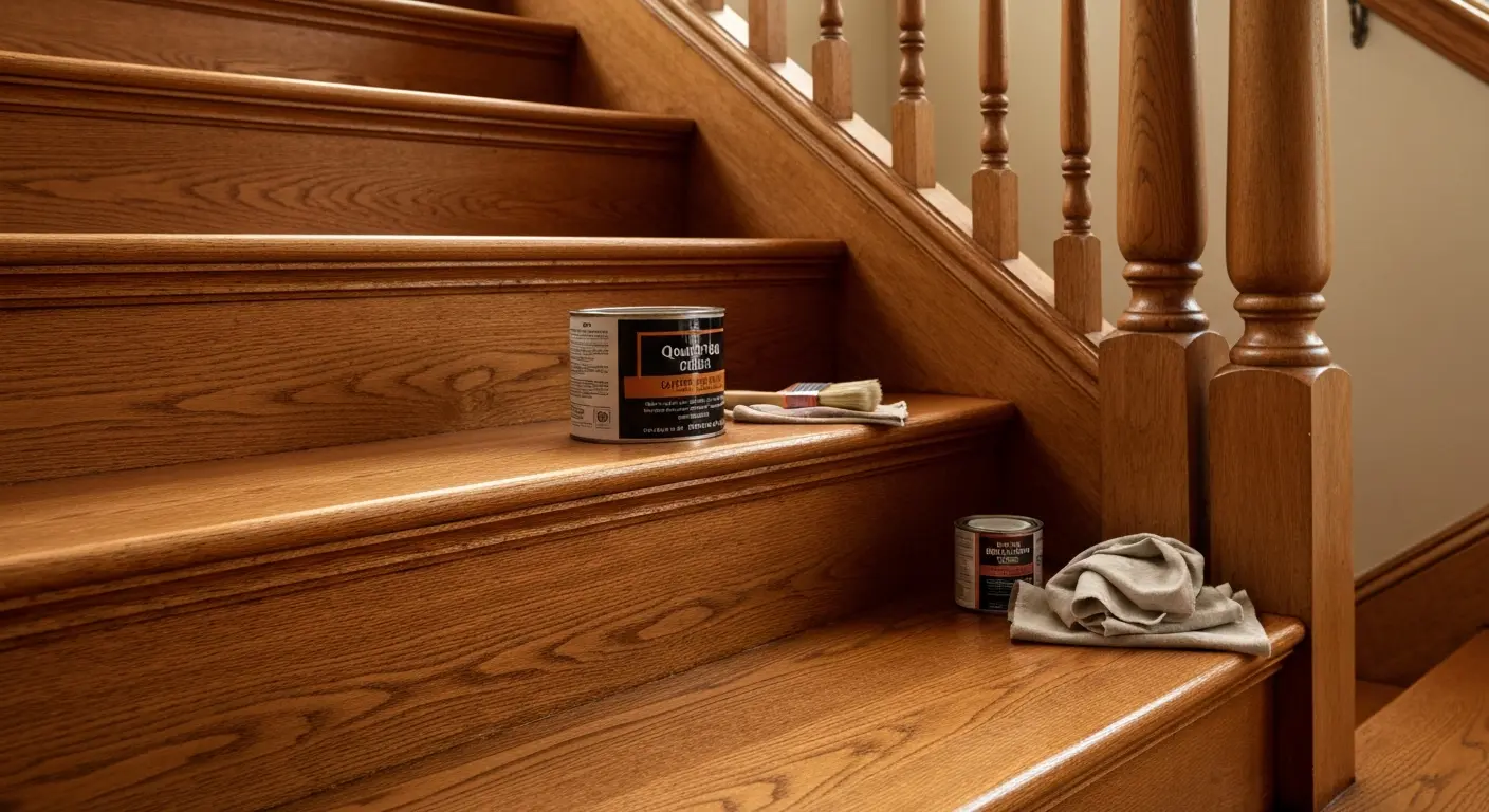 Stair staining project