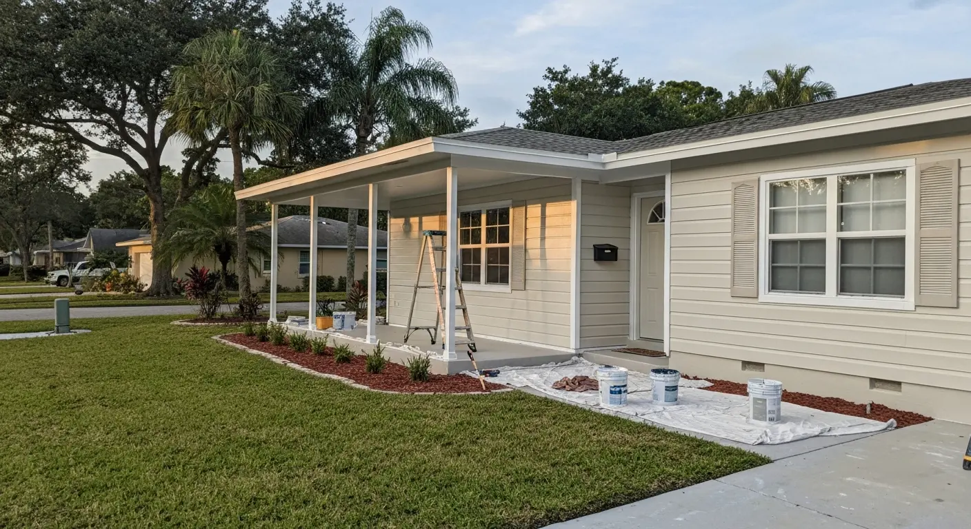 Exterior house painting