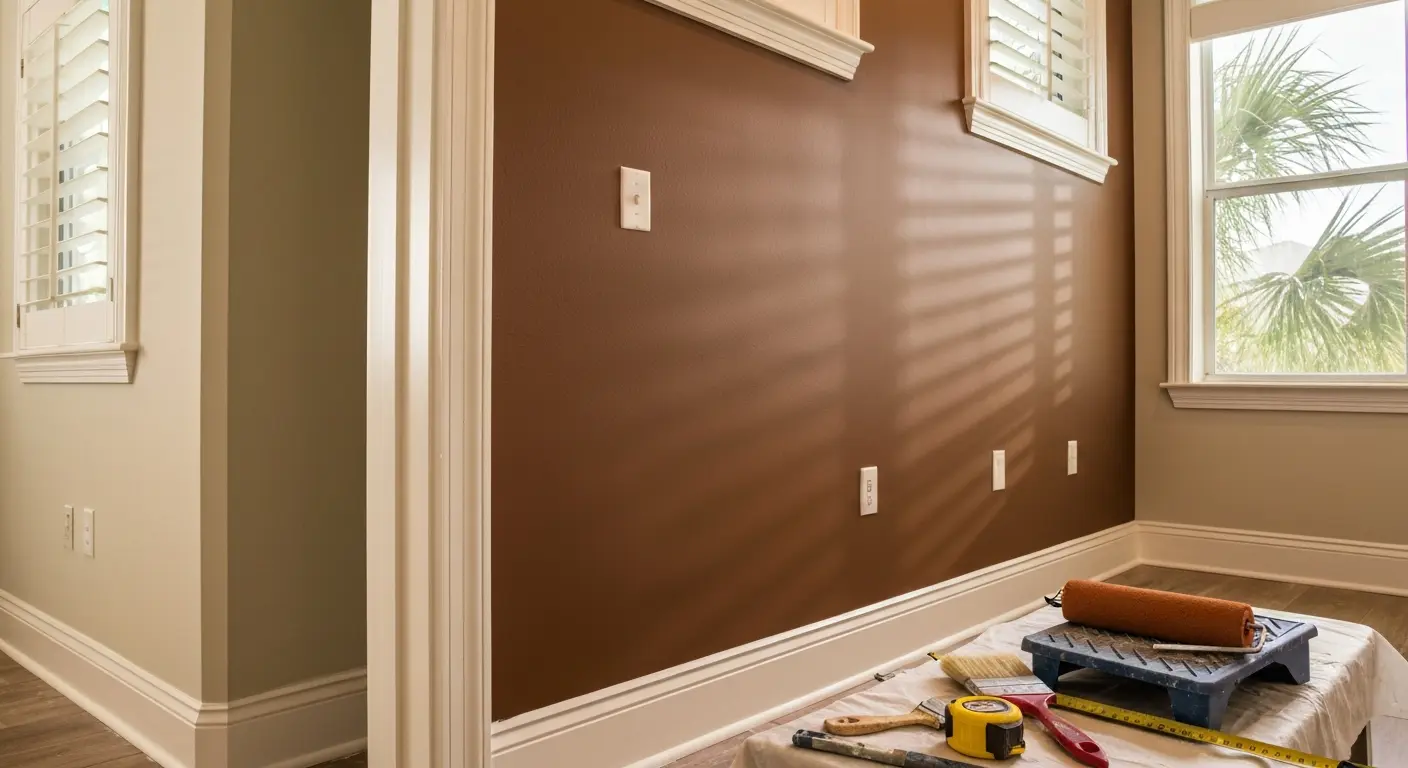 Accent wall painting