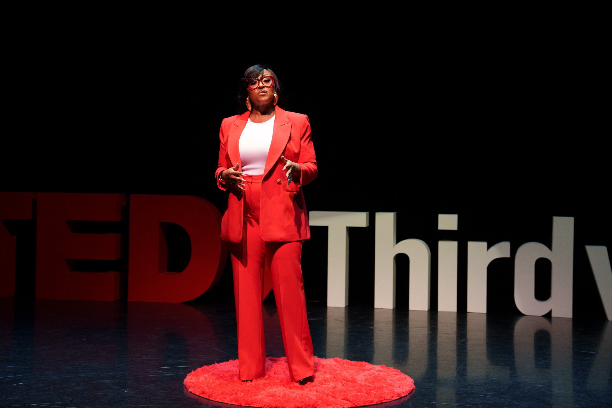 Durrell Douglas on stage at a live event