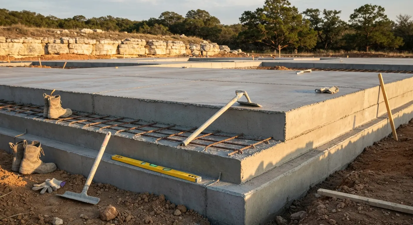 Commercial concrete foundation