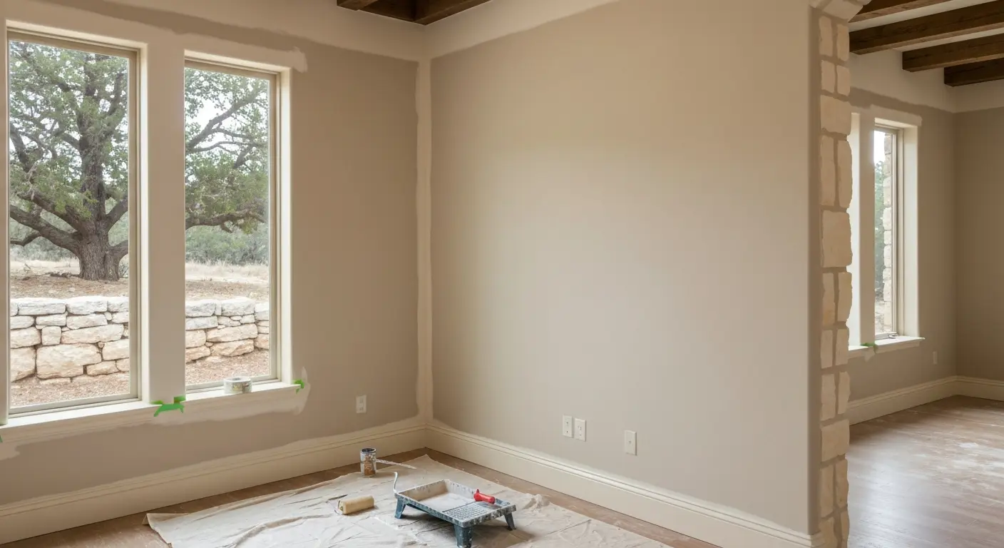 Interior wall painting