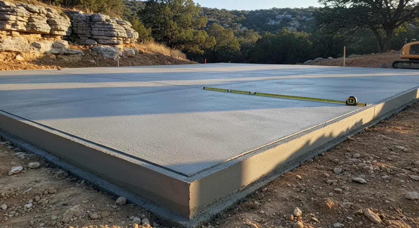 Commercial concrete foundation