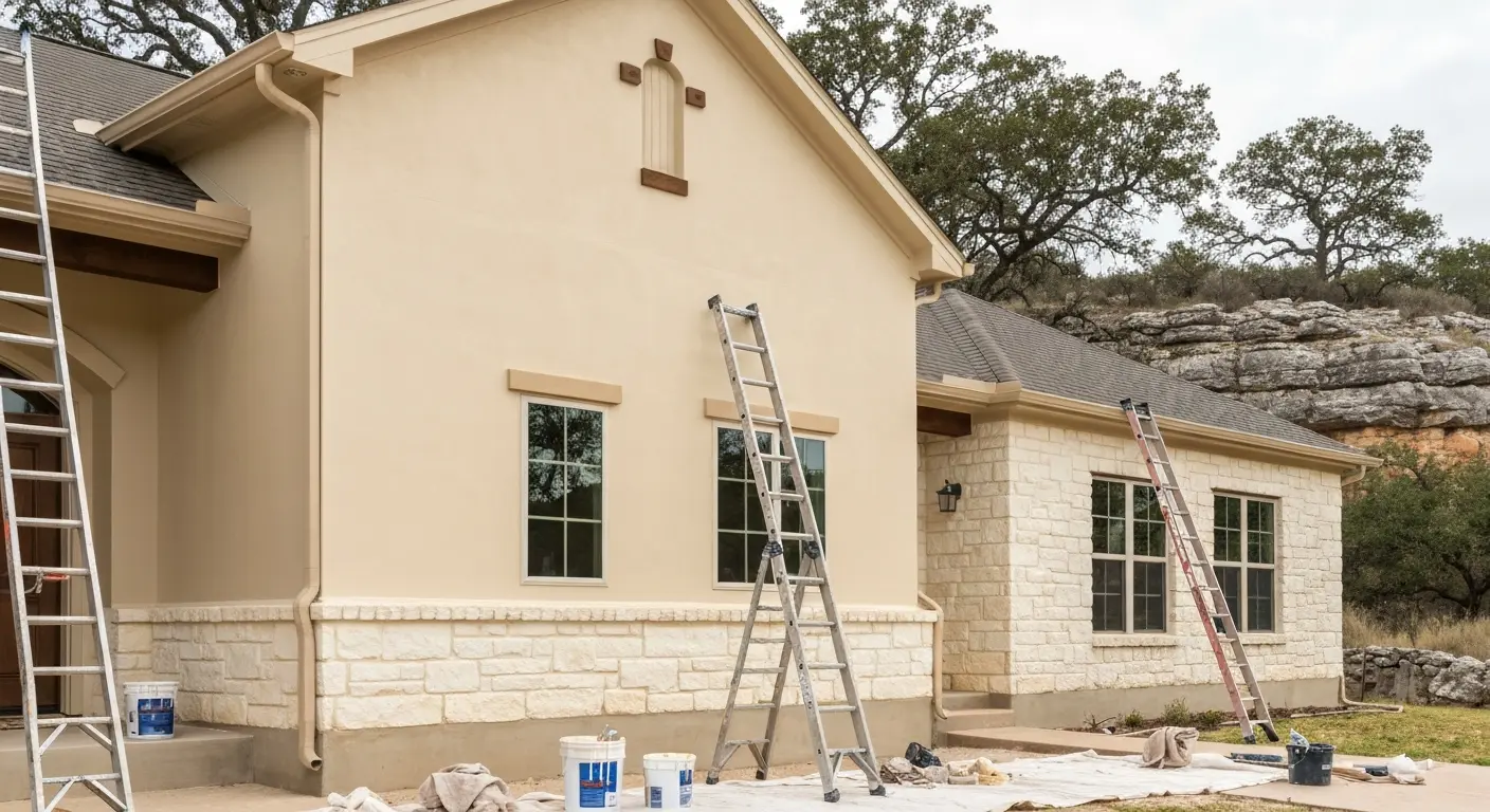 Exterior house painting