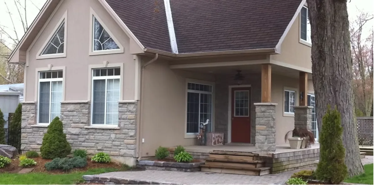 Residential stucco and stone veneer — Norfolk County