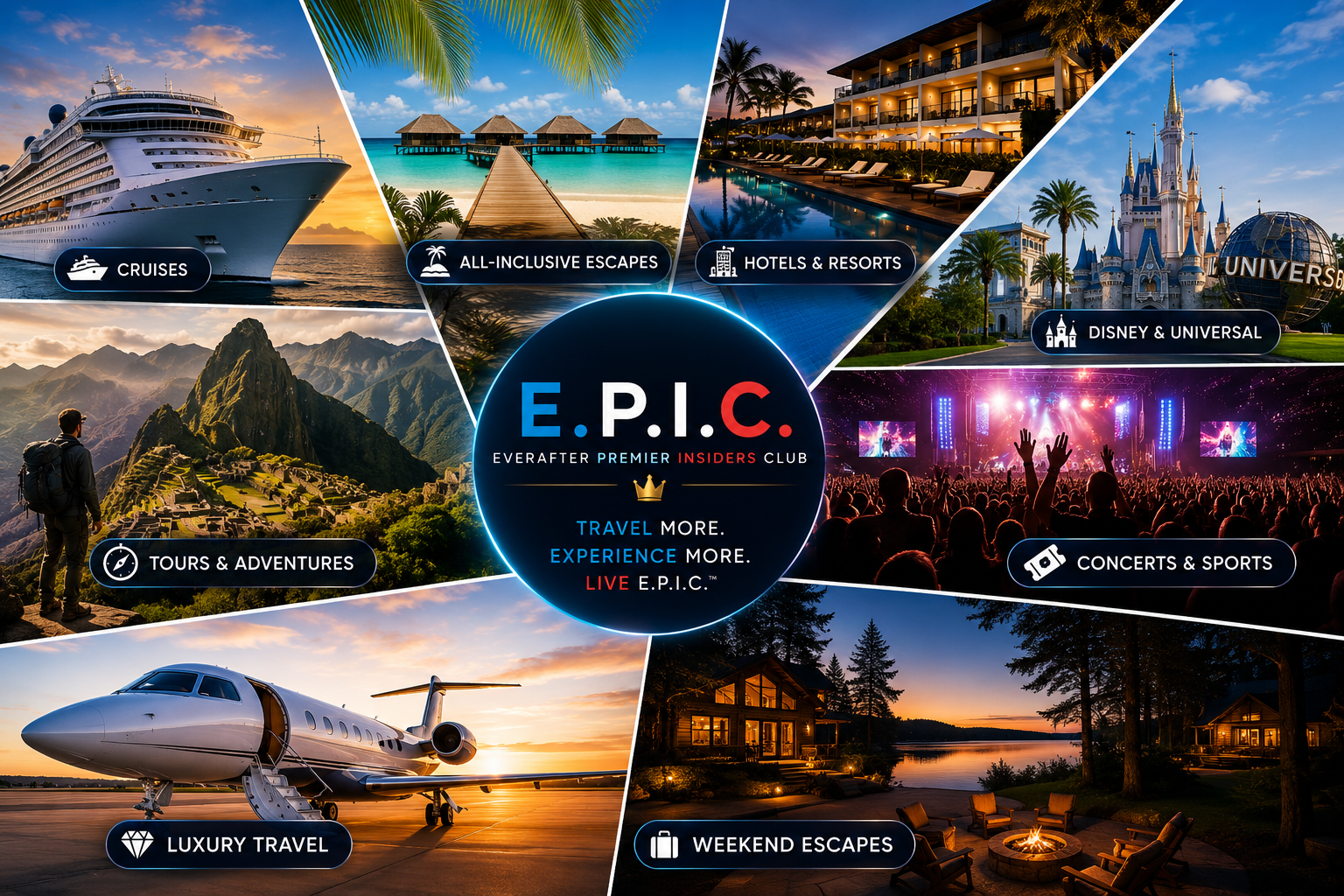 E.P.I.C. travel, resort, cruise and entertainment experiences