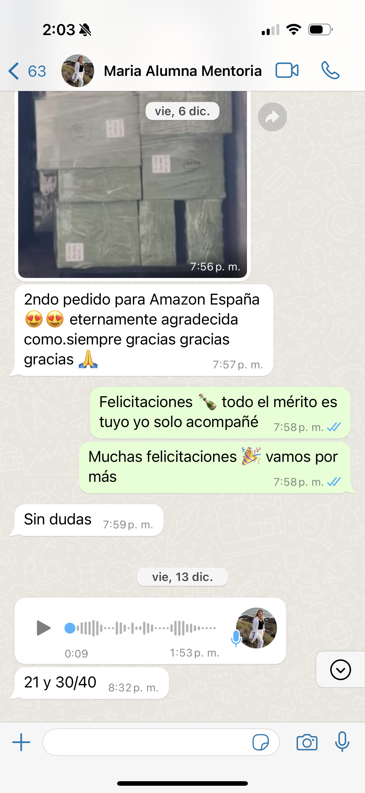 Captura de alumno