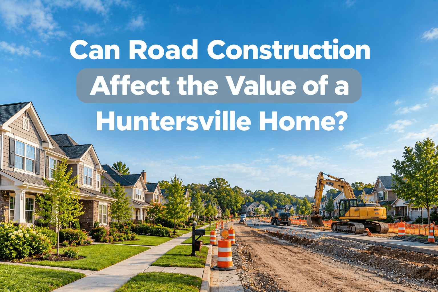 Can Road Construction Affect the Value of a Huntersville Home?