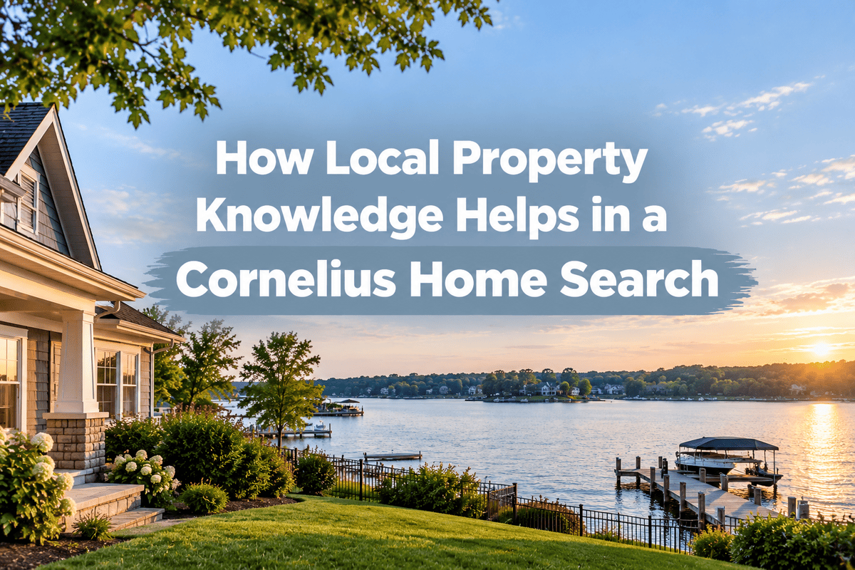 How Local Property Knowledge Helps in a Cornelius Home Search
