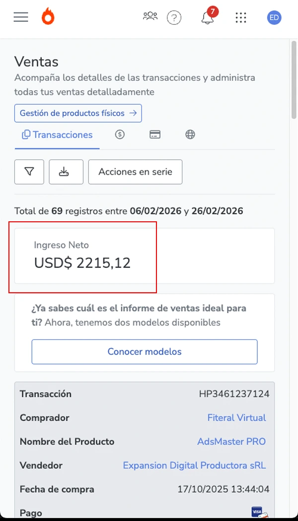 Resultados Ads Manager