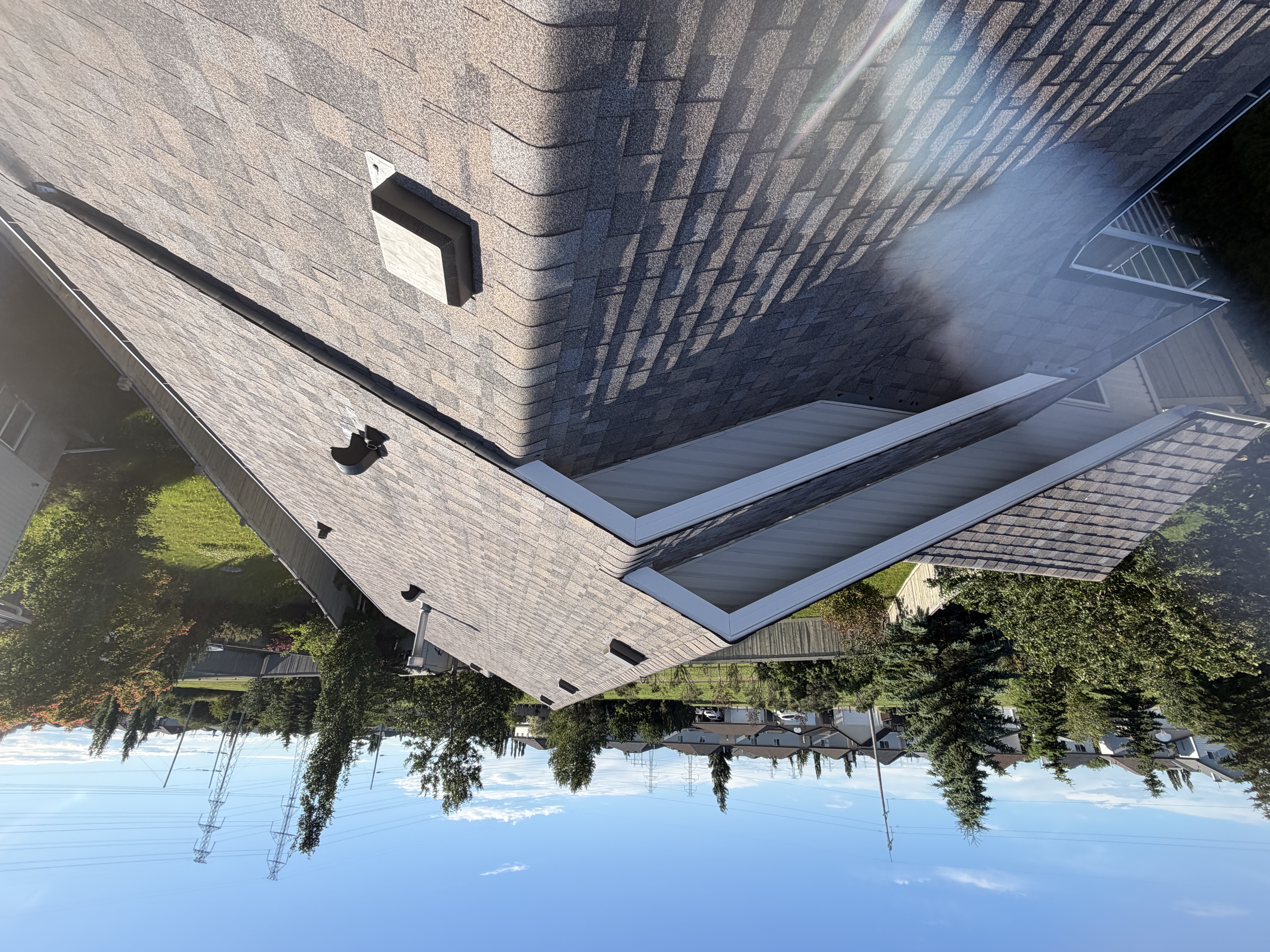 Residential roofing work in Ardrossan, Alberta