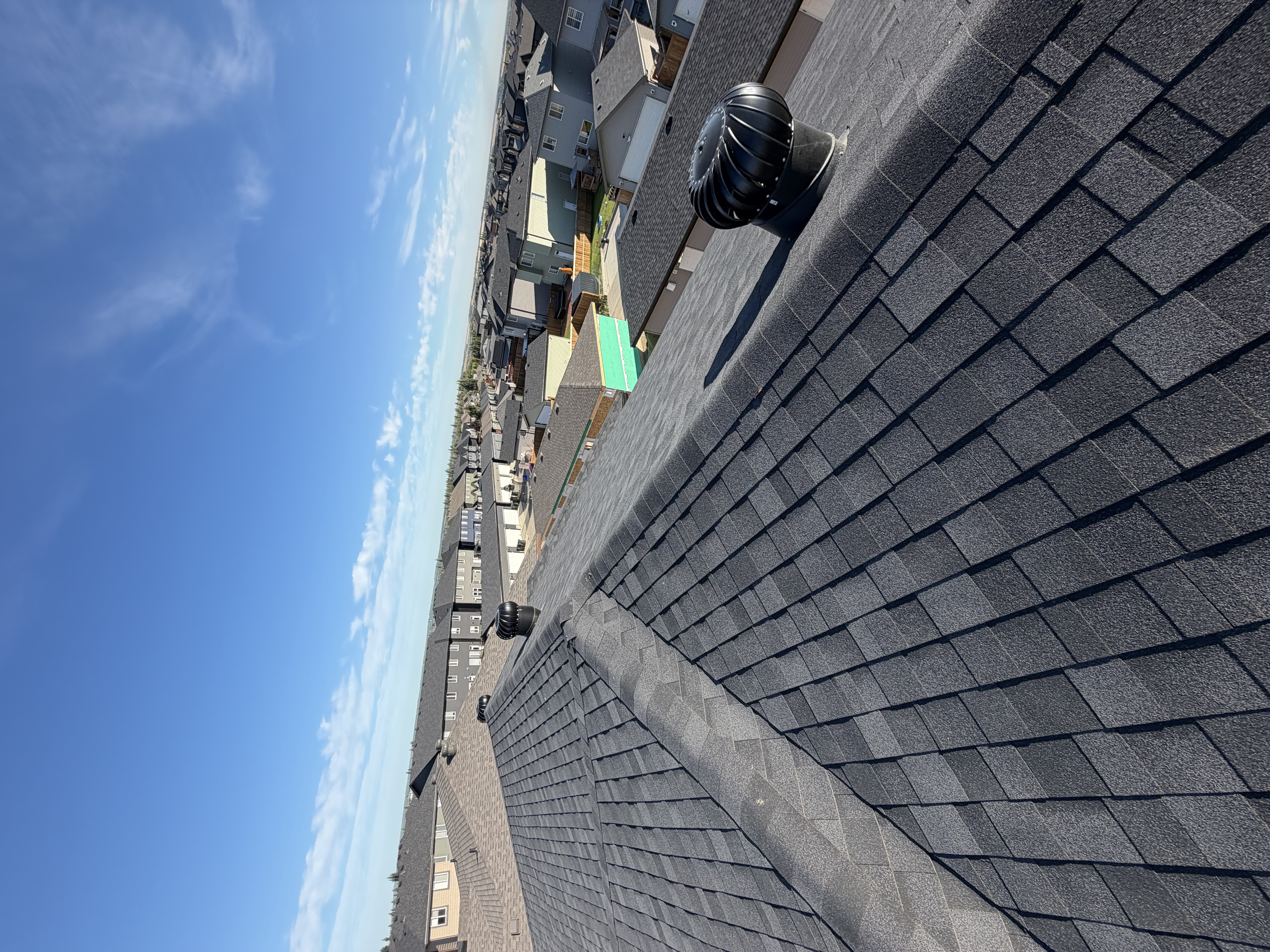 Residential roofing work in Edmonton, Alberta