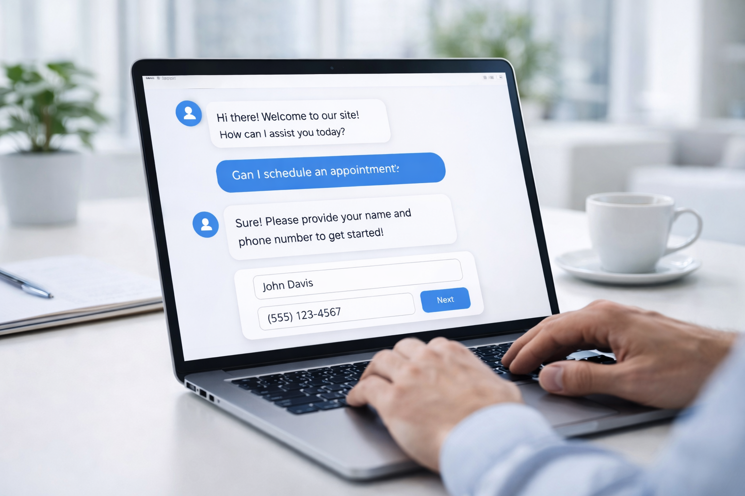 AI website assistant
