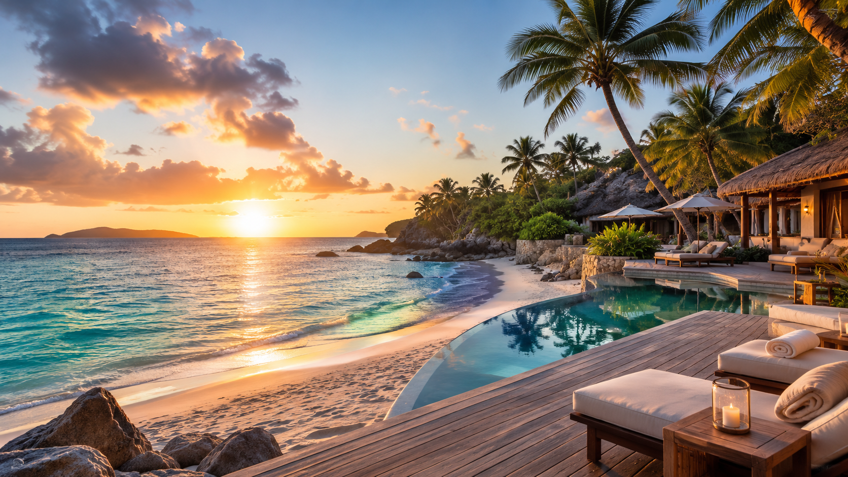 Luxury beach resort