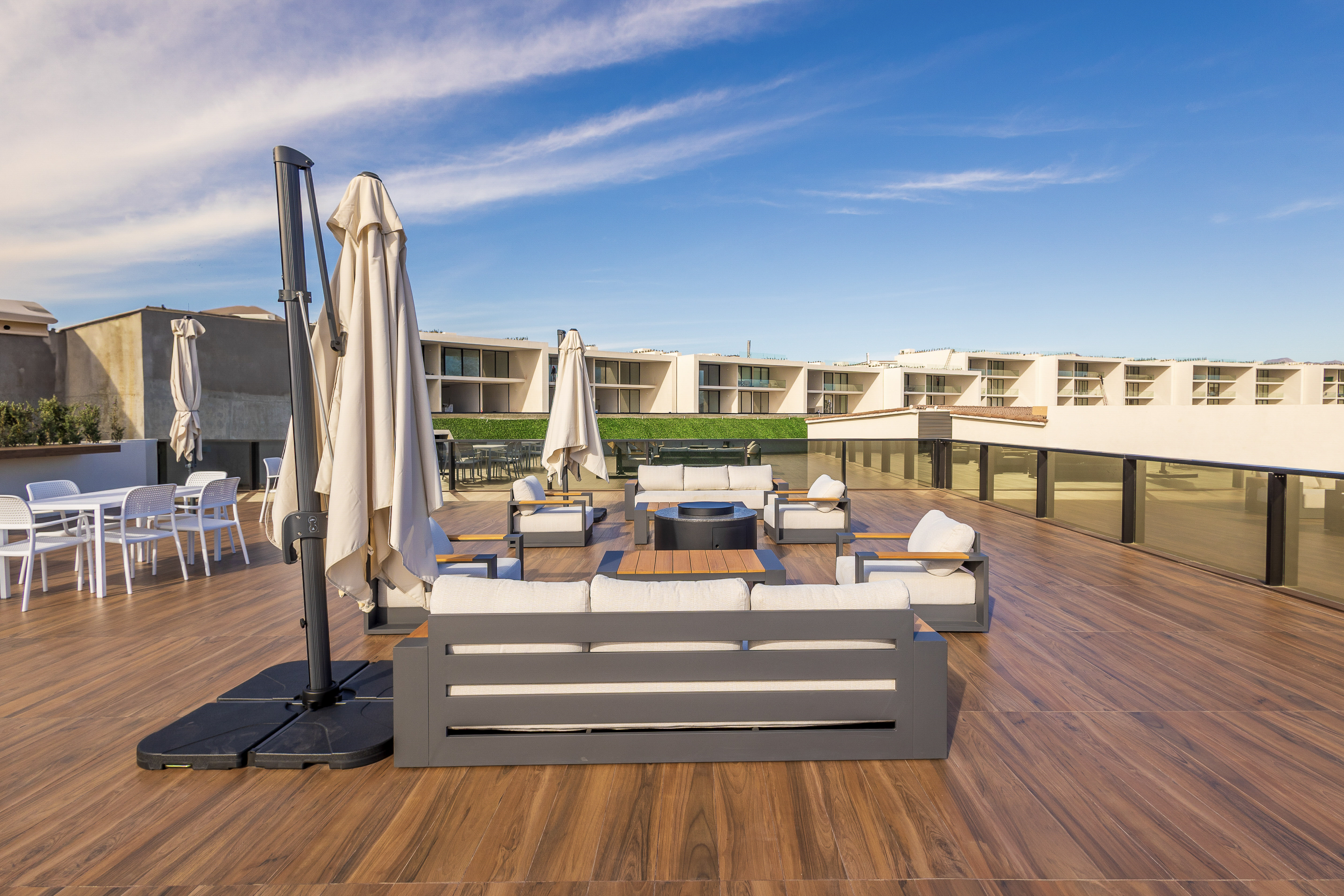 Rooftop deck at Cora Los Cabos