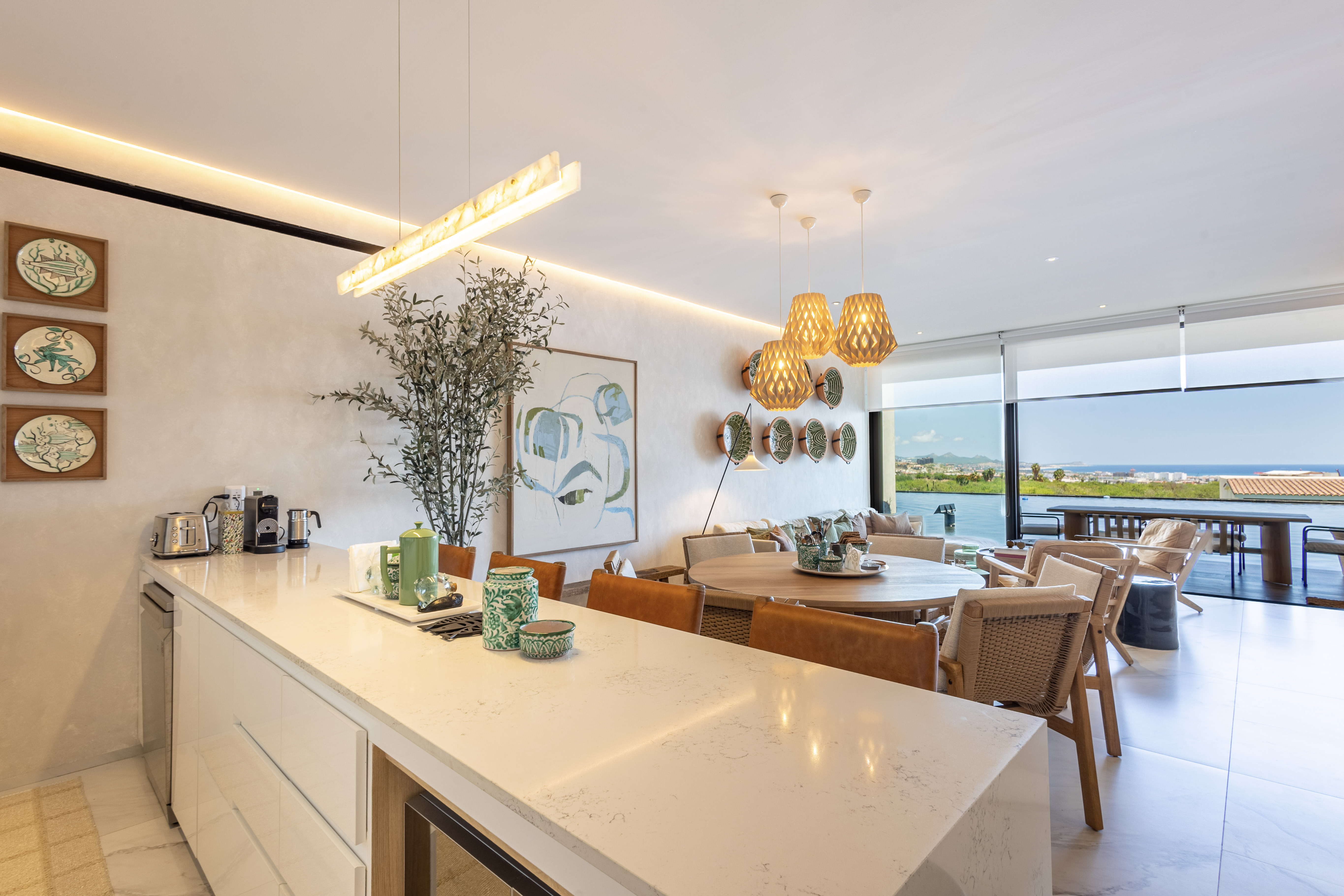 Kitchen and dining room
