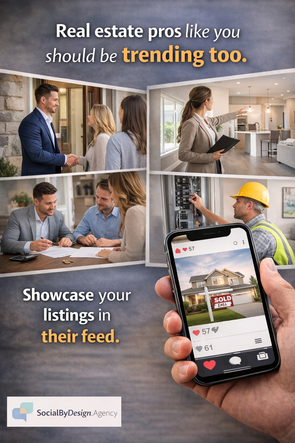 Examples of trust-building social posts for real estate