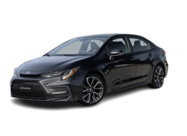 Black sedan
