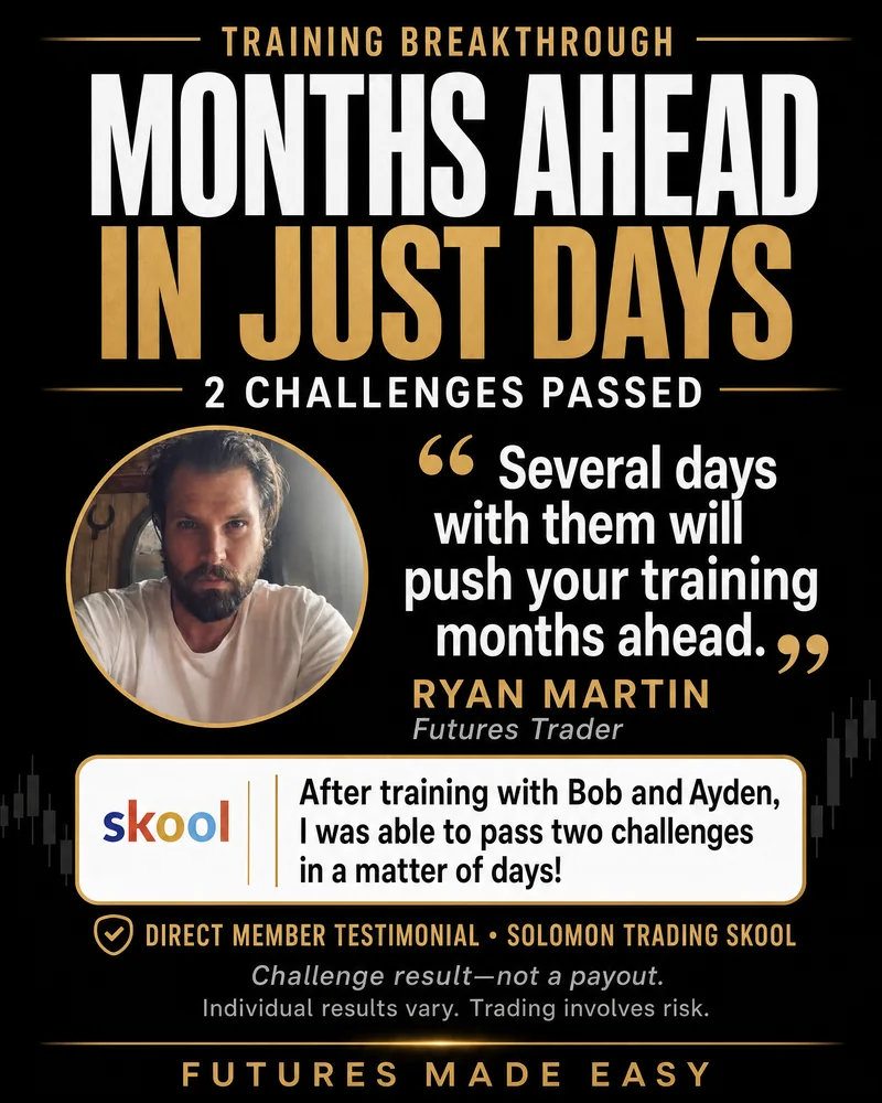 Training breakthrough: months ahead in just days, 2 challenges passed, Ryan Martin