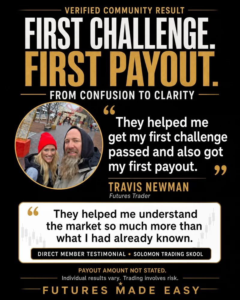 Verified community result: first challenge, first payout, Travis Newman