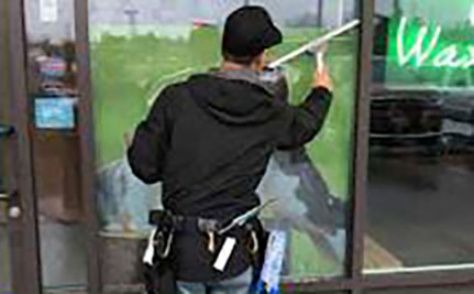 Glass window cleaning in Sunnyvale