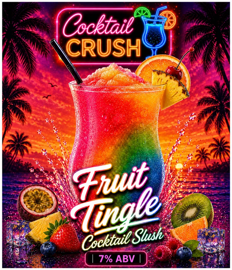 Fruit Tingle Cocktail Slush