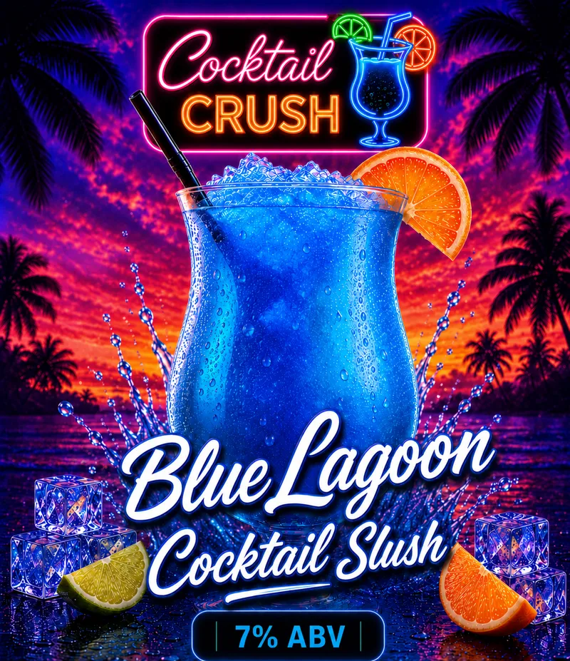 Blue Lagoon Cocktail Slush