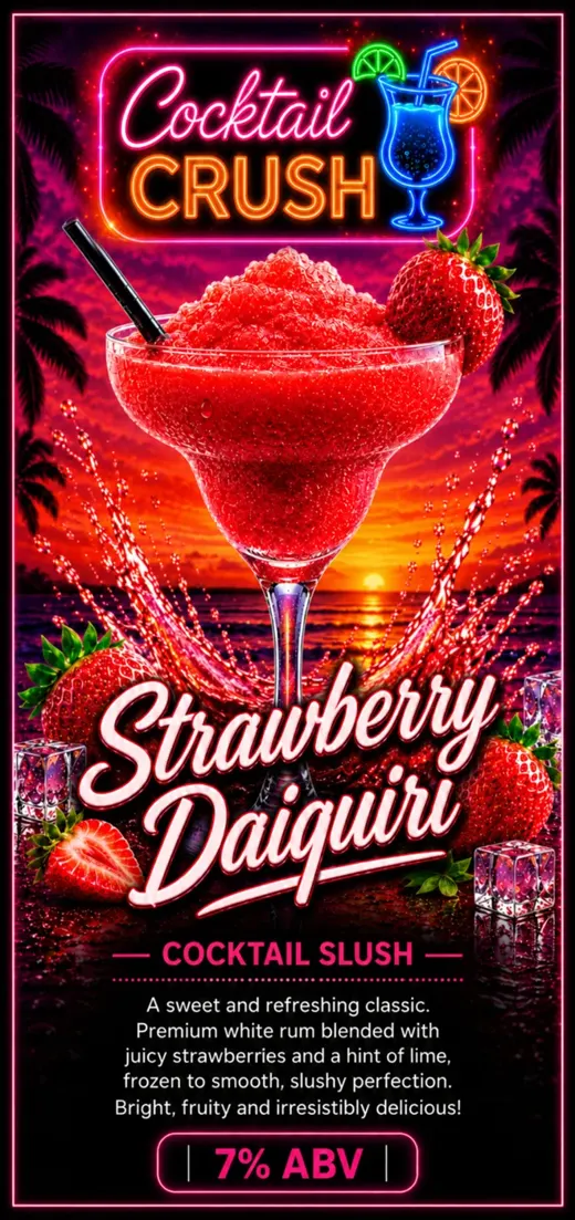 Strawberry Daiquiri DL table card