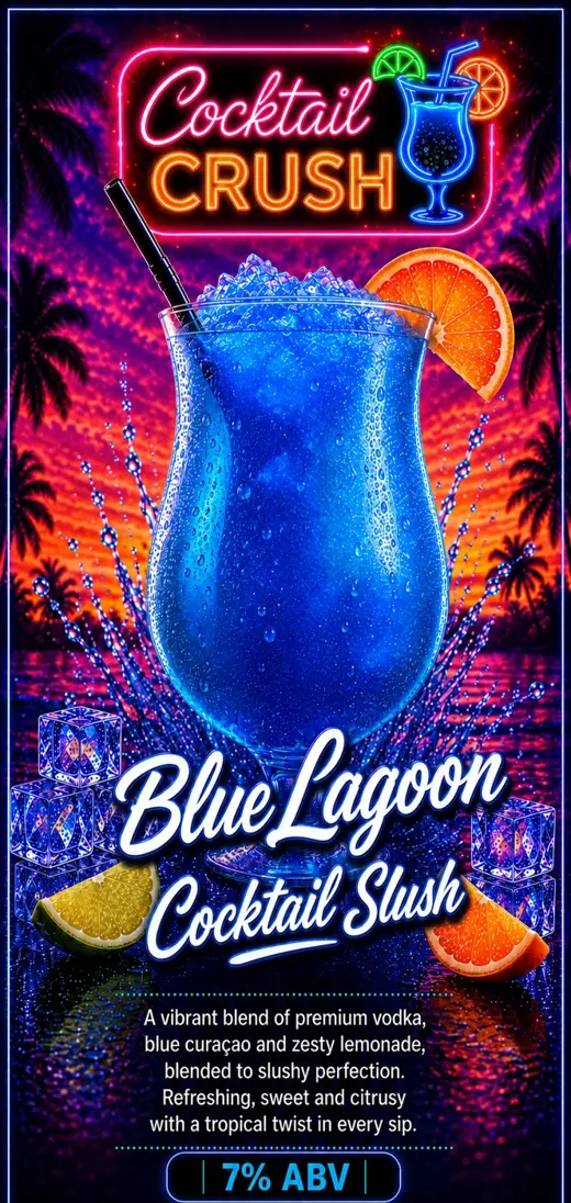 Blue Lagoon DL table card