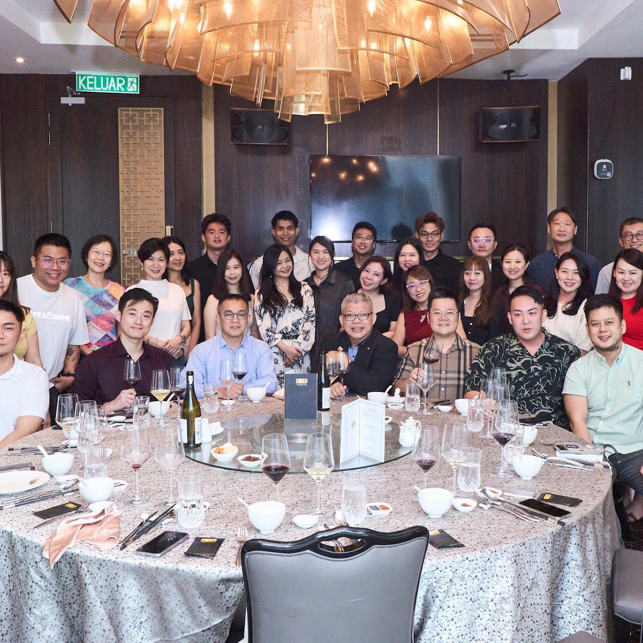 Guests at The Longest Lunch