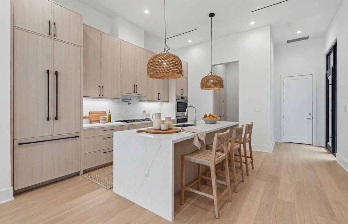 Modern kitchen design Houston