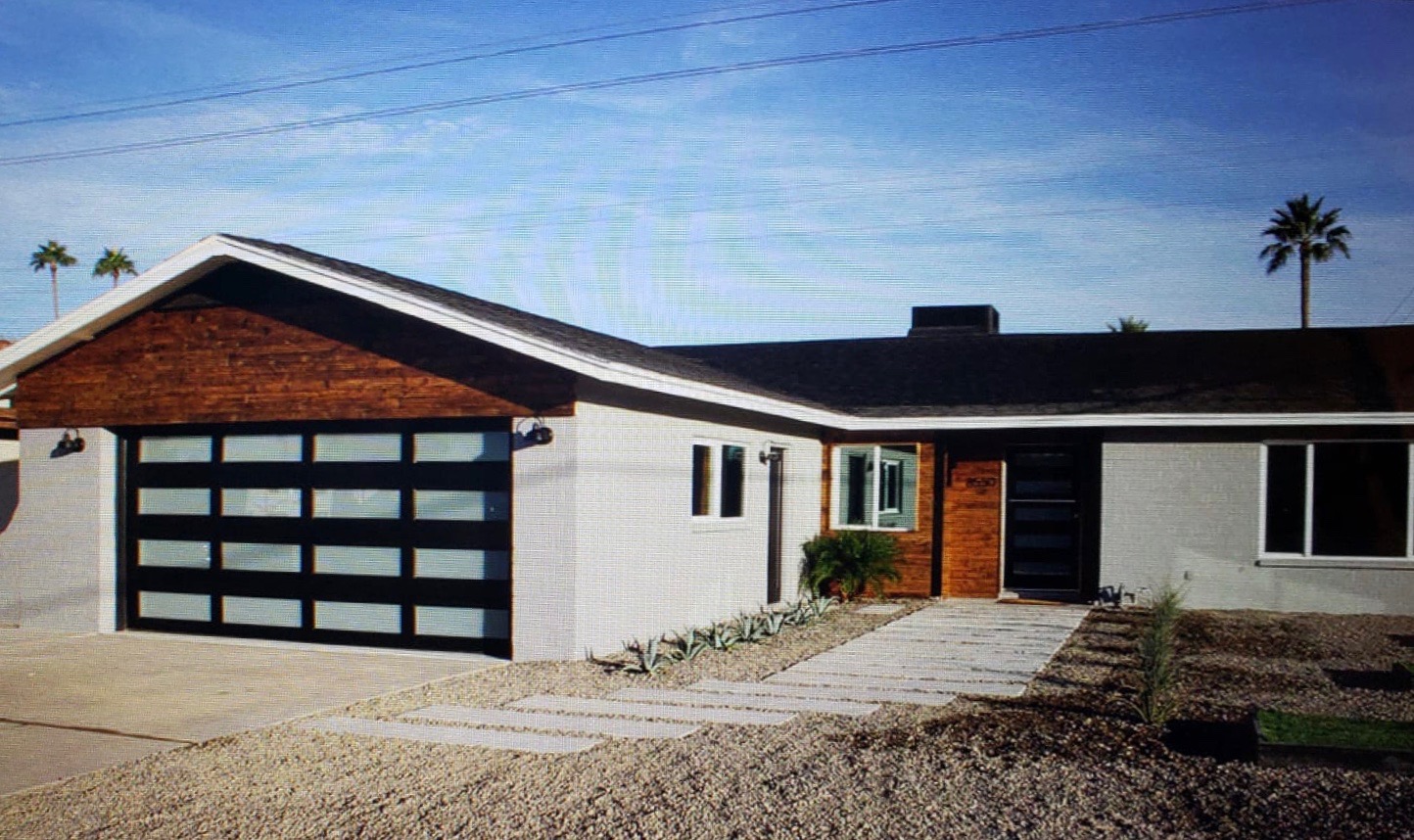 Custom home exterior design Houston
