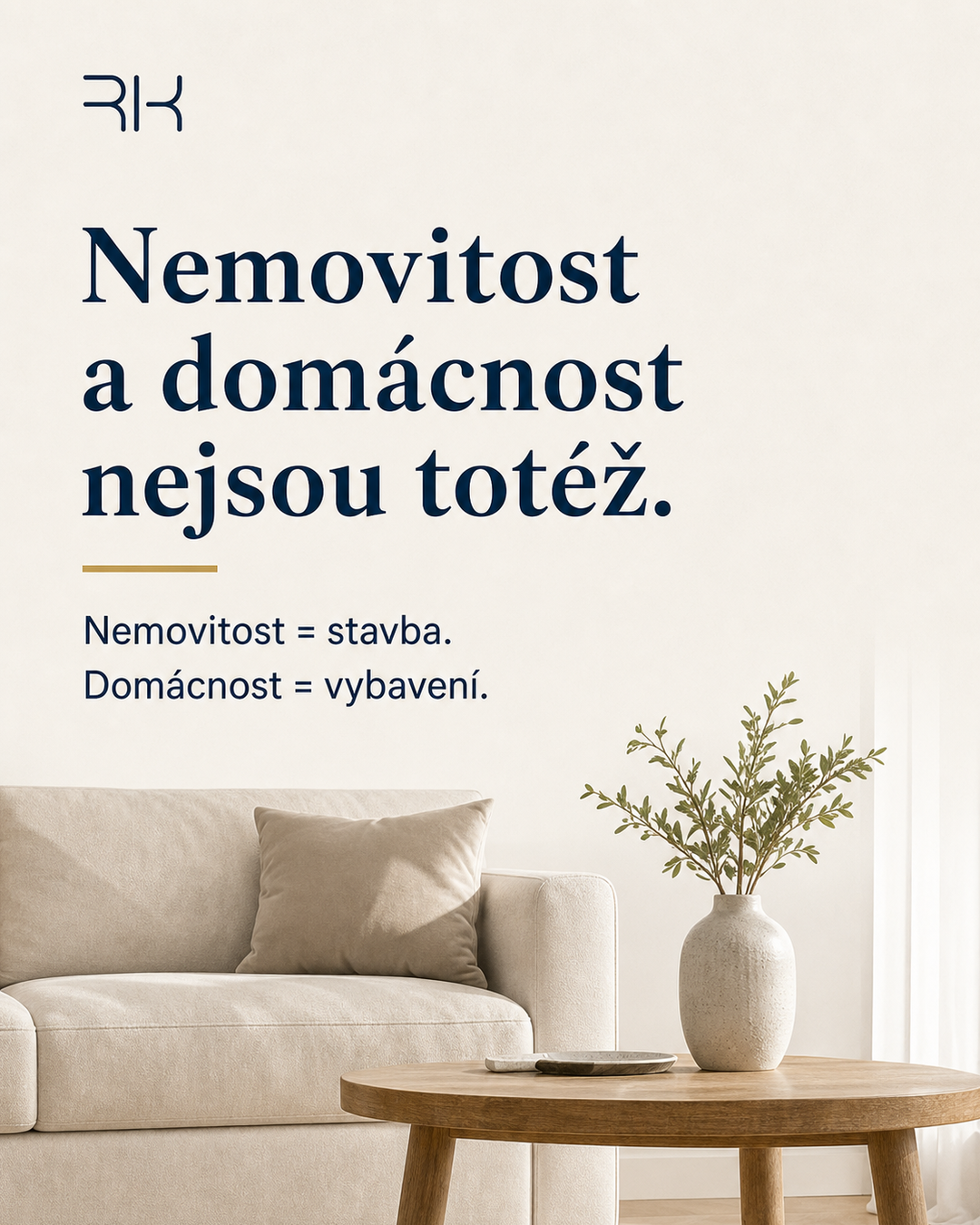 Rozdíl mezi pojištěním nemovitosti a domácnosti