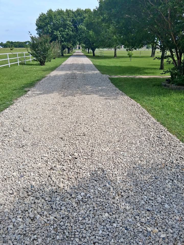 Gravel Driveway Material Delivery example
