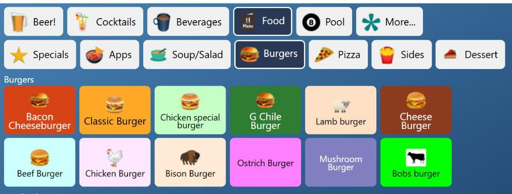 Working down to the product's tile: class, then category, then the tile