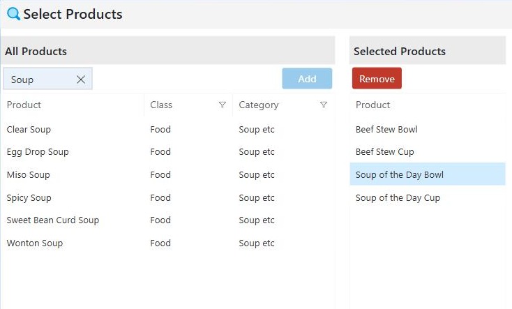 Four soups added to Soups
