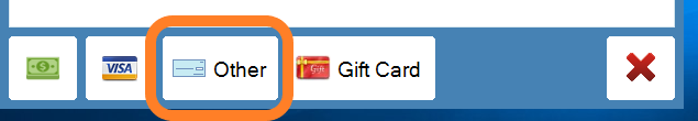 Other, on the payment screen