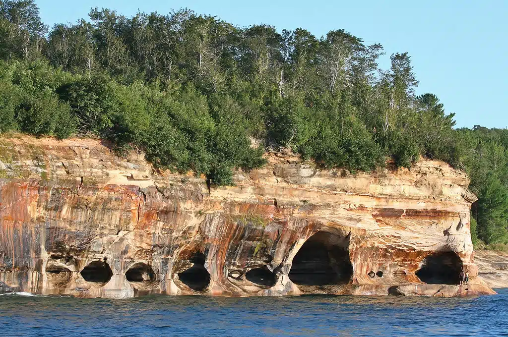 The sea caves