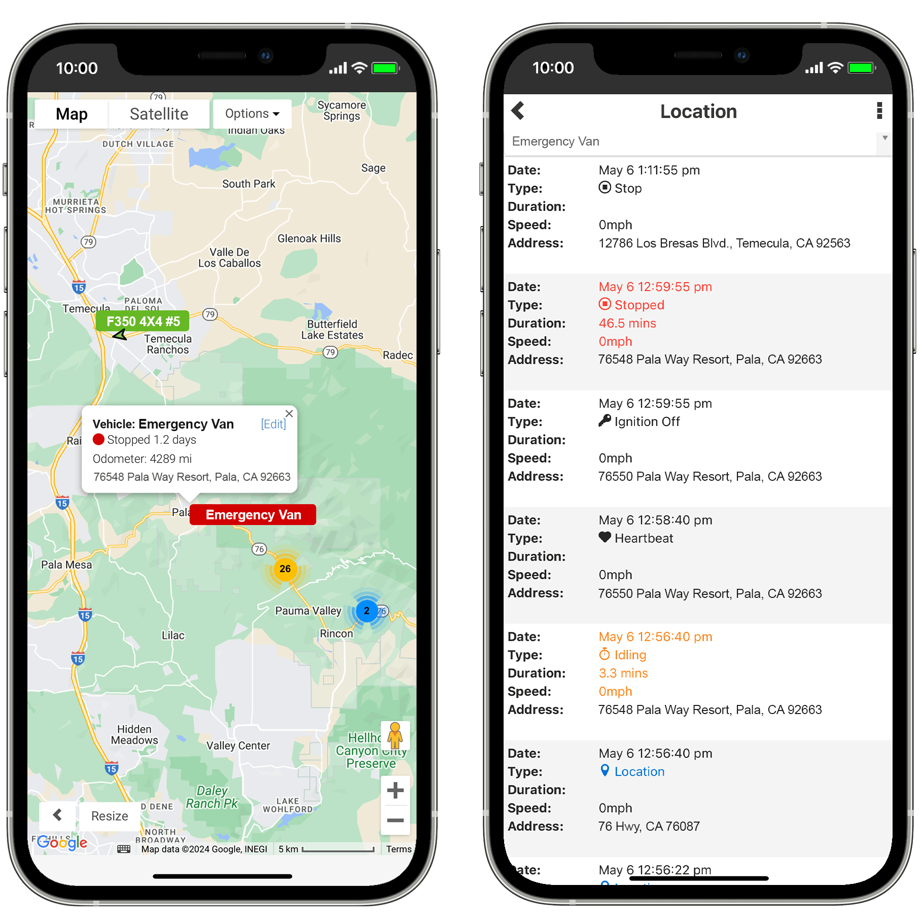 GPS Leaders Fleet Tracking App