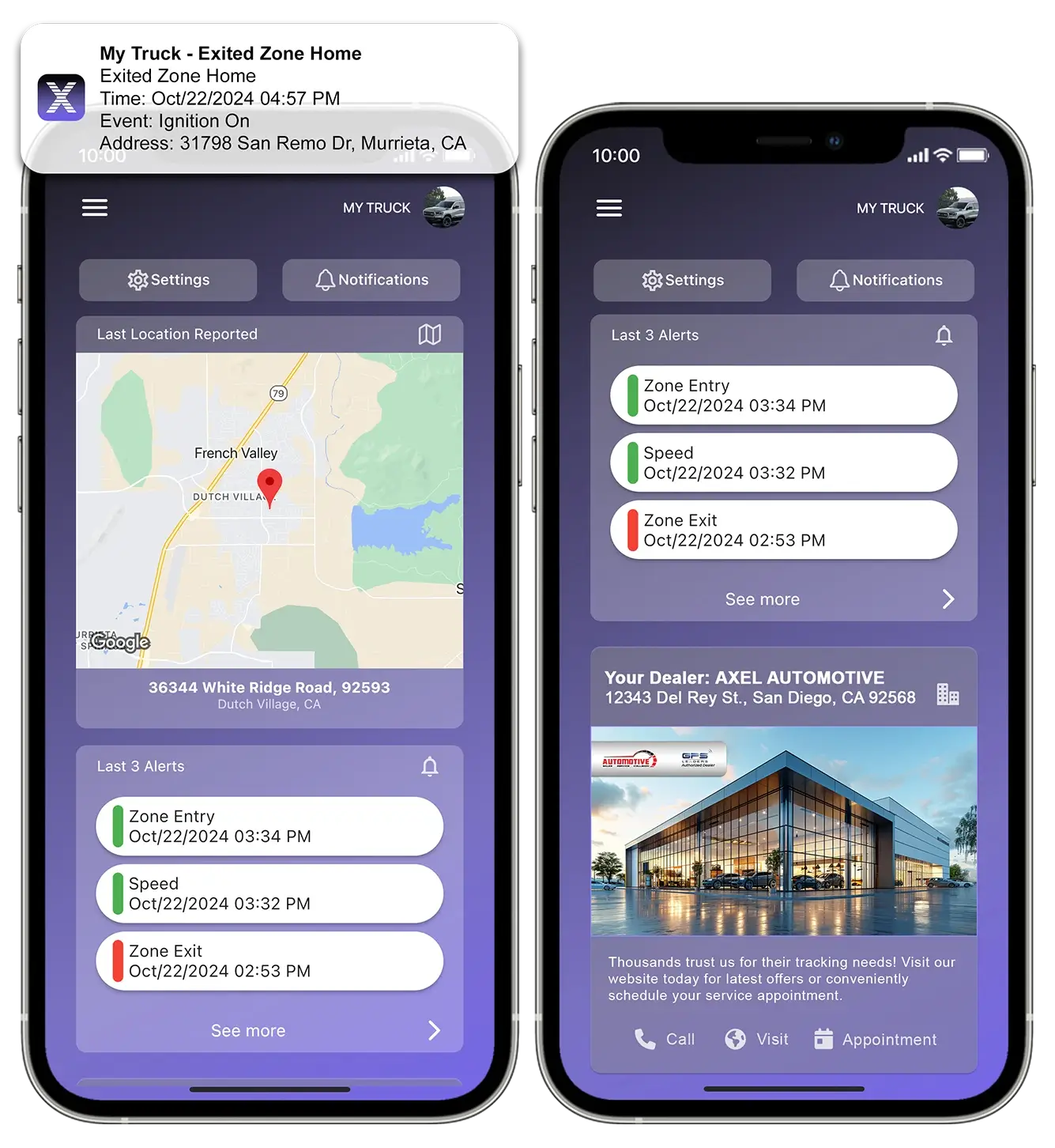 GPS Leaders Dealership Tracking Consumer Mobile App