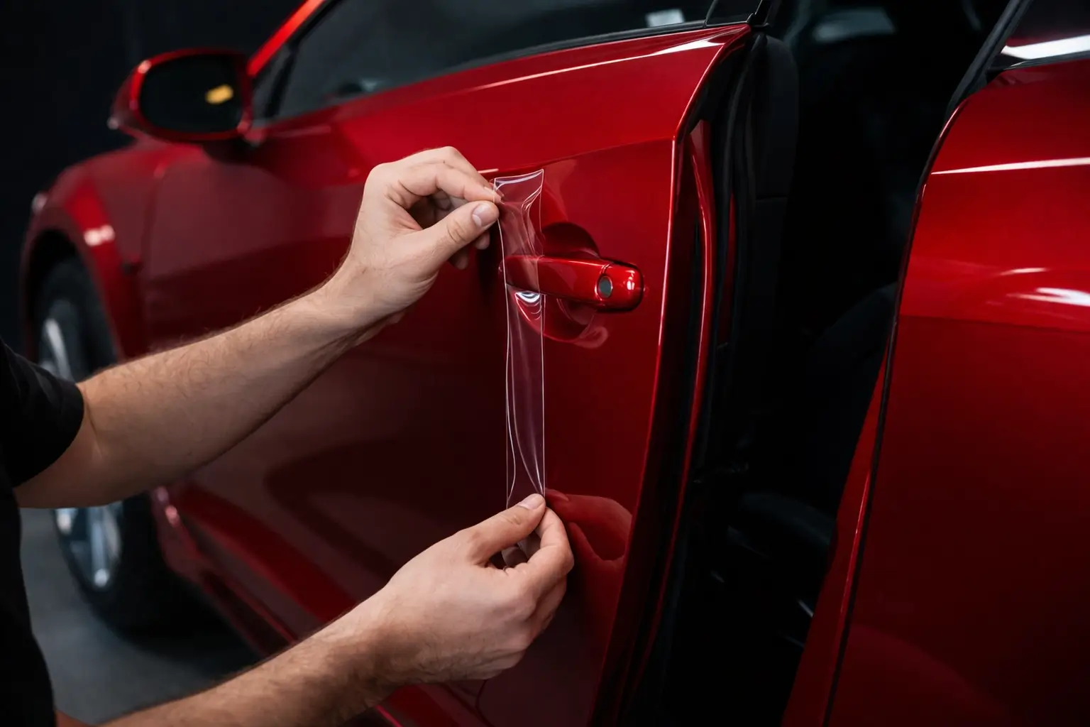 Vehicle Protection Film Installation