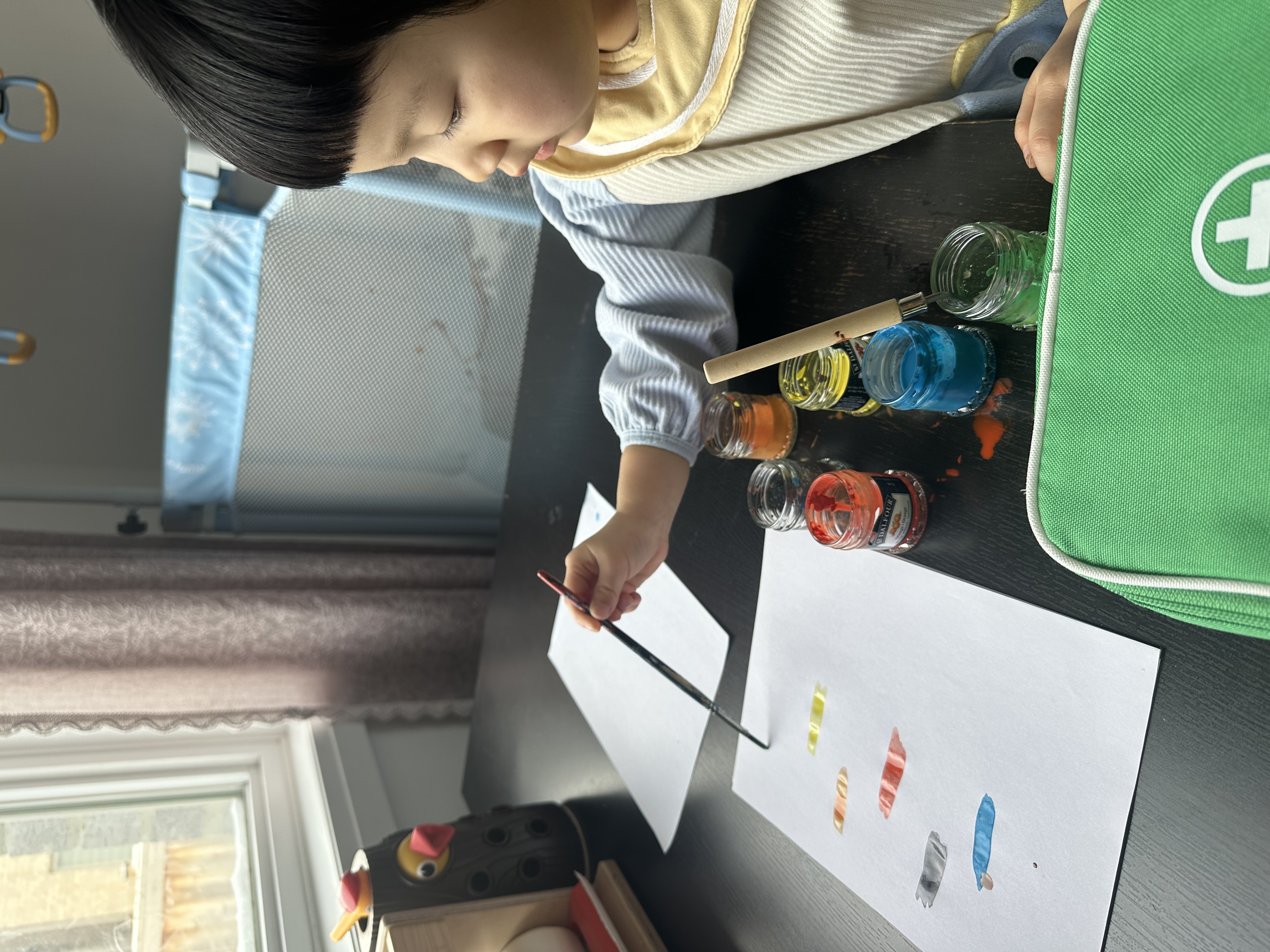 Child holding a book